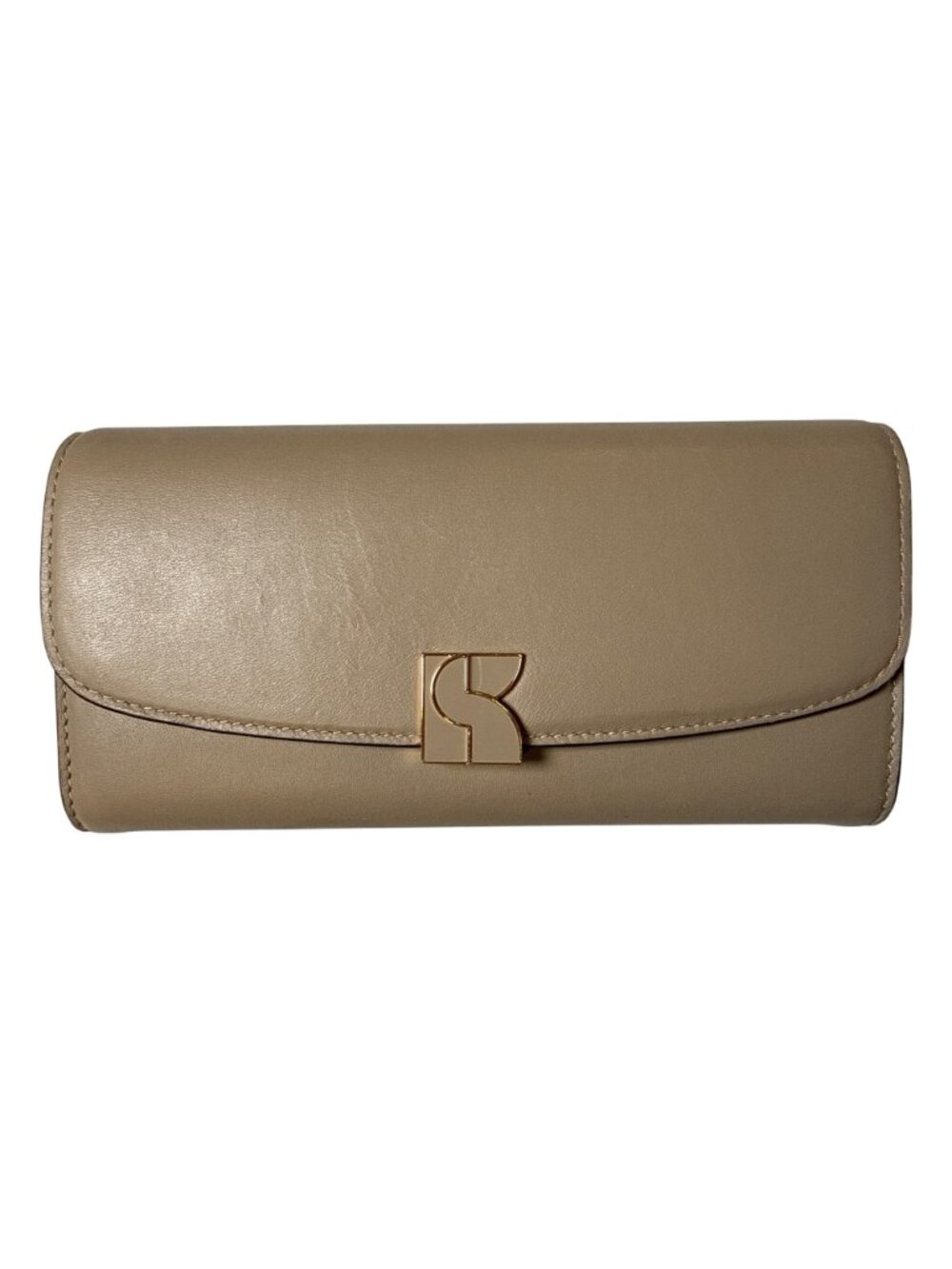 Kate Spade Dakota Flap Continental Wallet~Taupe with Gold Accents~P7 41 - Picture 2 of 9